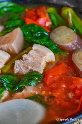  Sinigang na Baboy: Bir Asidite Patlamasıyla Buluşan İncelikli Domates Lezzetleri!